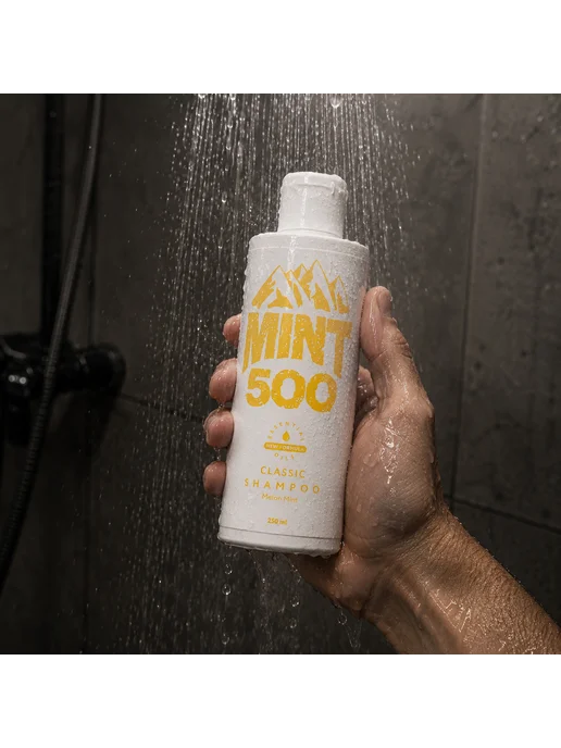 Mint500 Шампунь мужской для жирных волос, аромат дыни и мяты 250 мл, 250 мл, фото 9