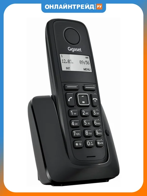 GIGASET Радиотелефон A116 Black, черный