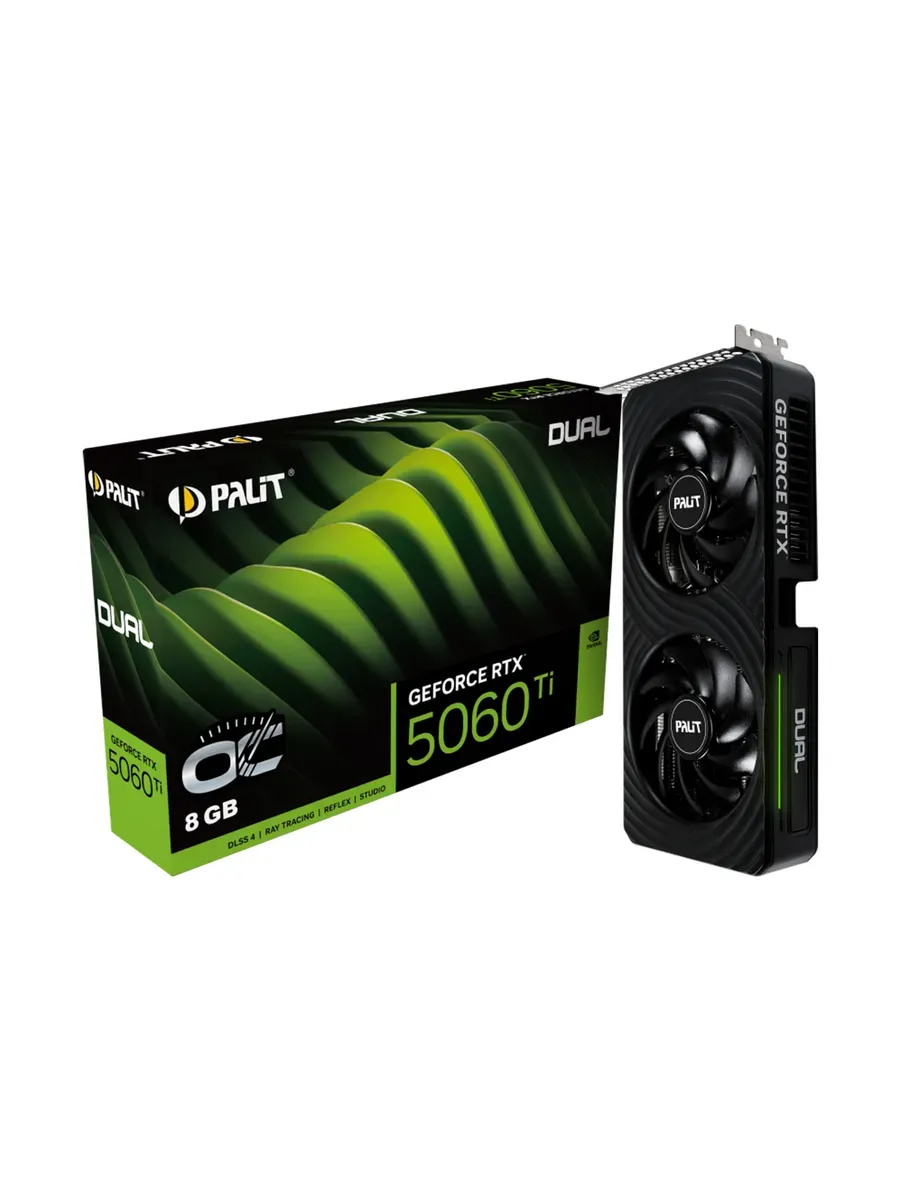 Palit Видеокарта, RTX5060Ti DUAL OC 8G