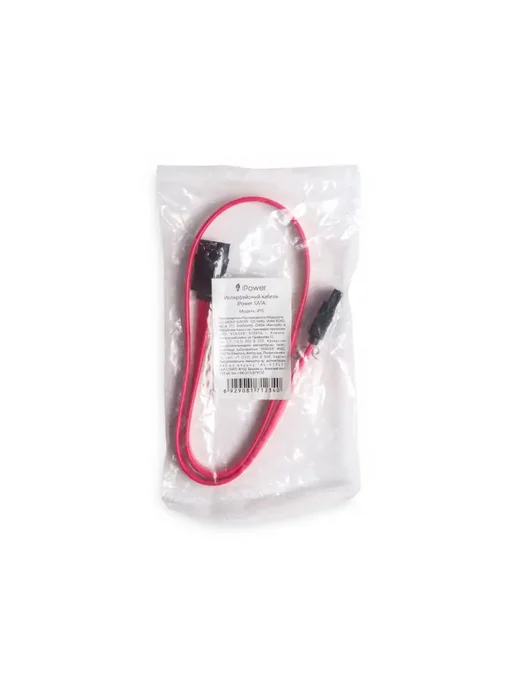 iPower Интерфейсный кабель SATA 12 в, красный, фото 3