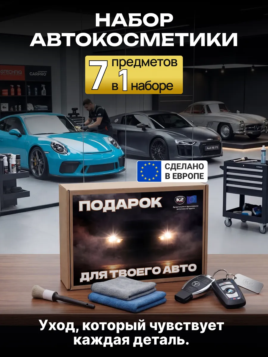 Подарочный набор автохимии 7 в 1