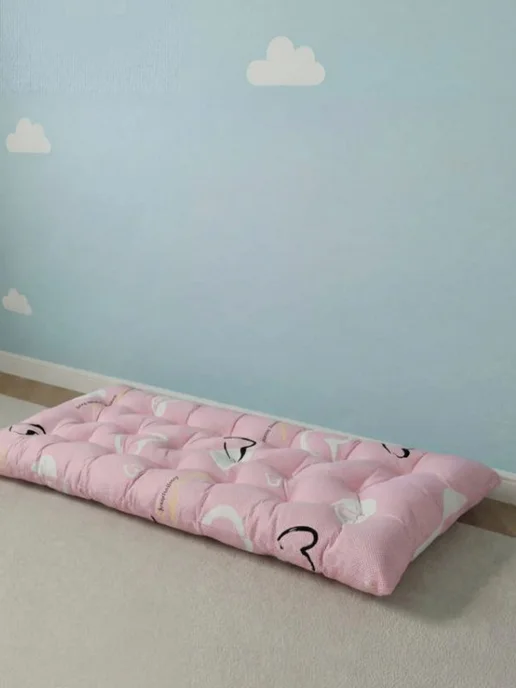 TEX MATTRESS-37 Матрас Детский 60х110см ватный, розовый, фото 7