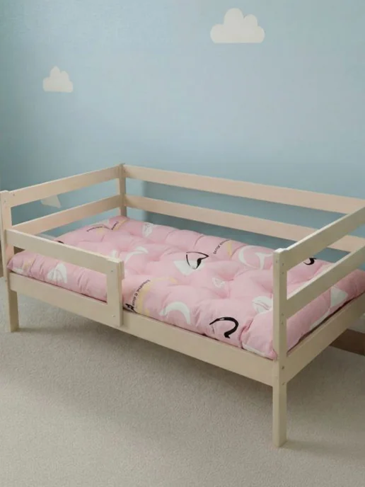 TEX MATTRESS-37 Матрас Детский 60х110см ватный, розовый, фото 8