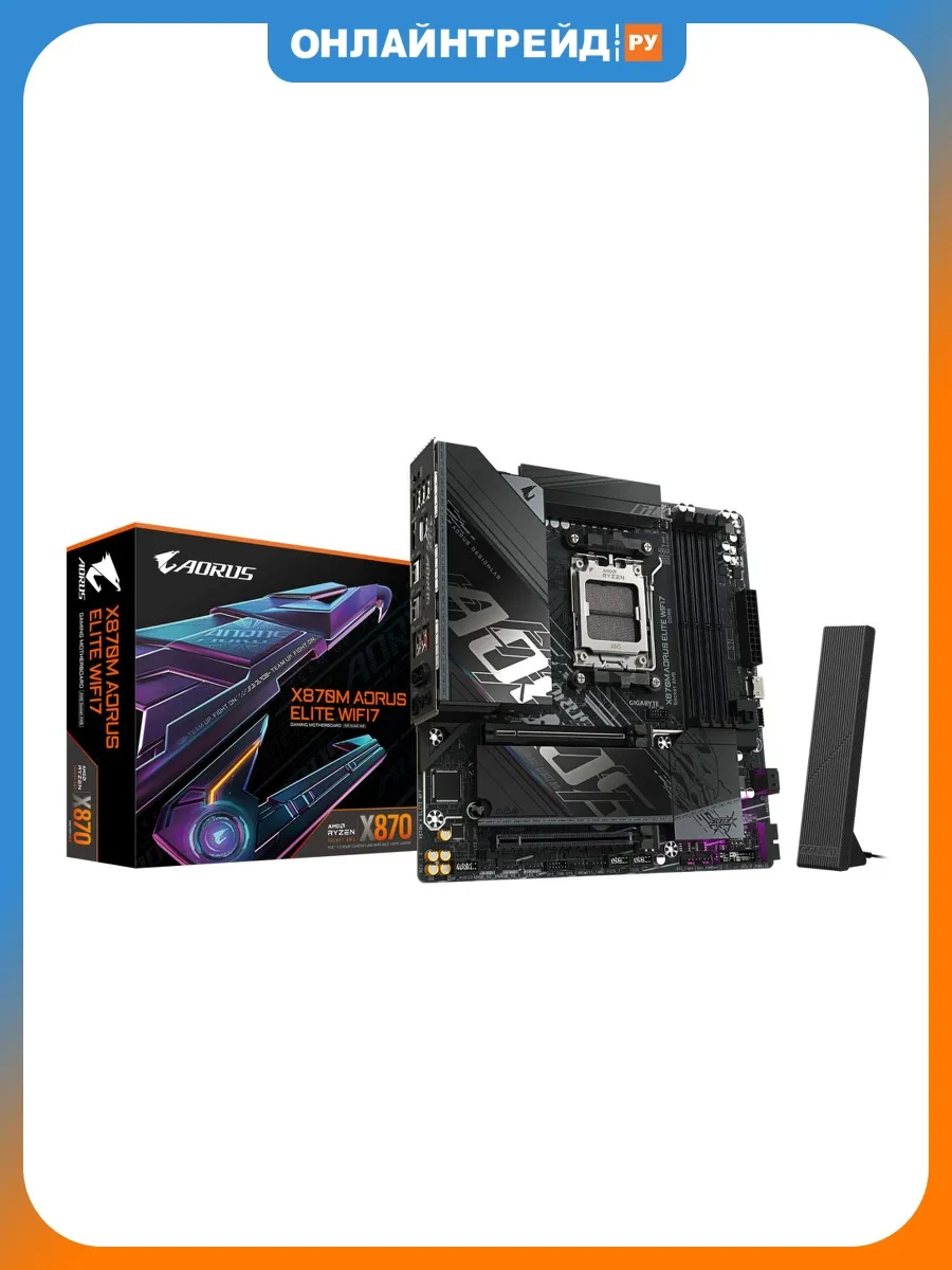 Gigabyte Материнская плата X870M A ELITE WF7 (AM5, mATX)