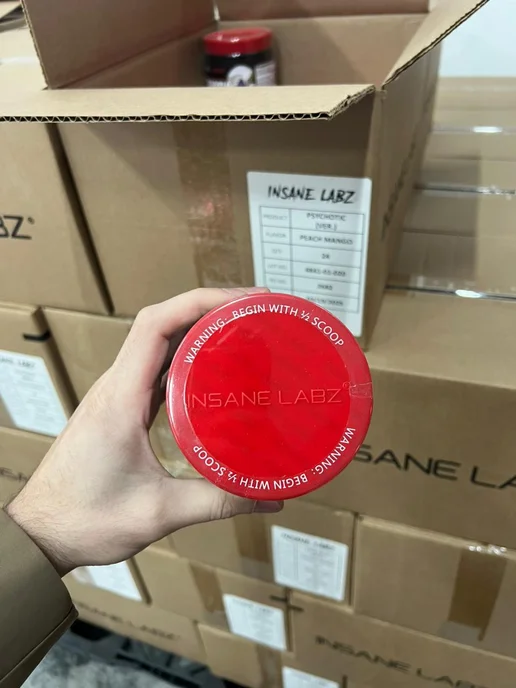 INSANE LABZ Психотик Предтренерочный комплекс Энергетик Peach Mango, вариант, фото 2