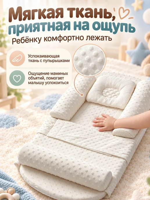 Dremysure кокон для новорожденного гнездышко, белый, фото 3