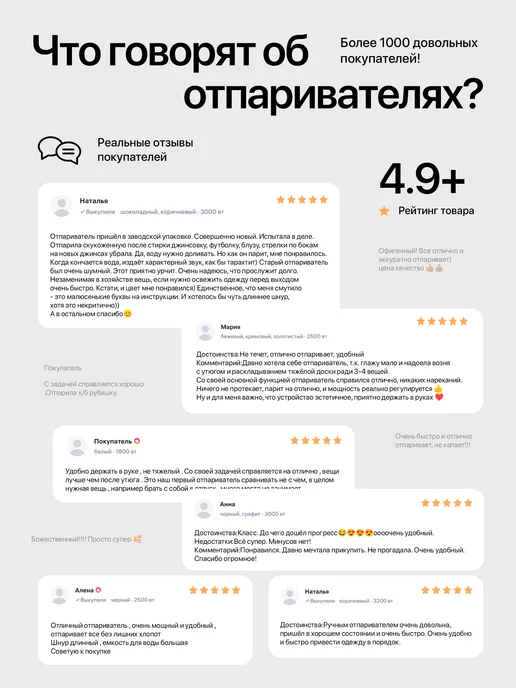 King ТЕХНИКА Отпариватель ручной для одежды мощный, белый, фото 8