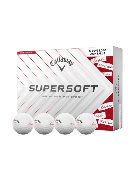 Мяч для гольфа Callaway supersoft 12 штук, белый, фото 3