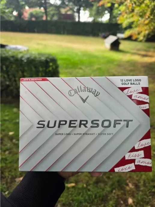 Мяч для гольфа Callaway supersoft 12 штук, белый, фото 8
