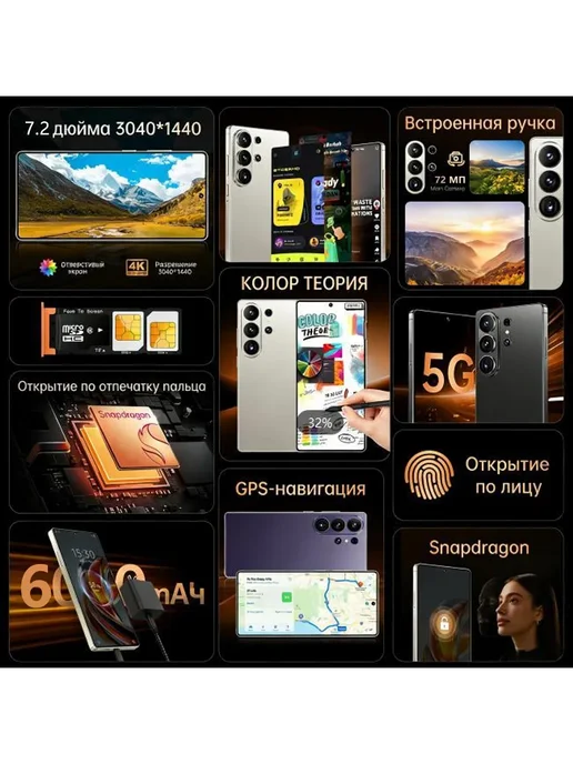 Смартфон Infinix S25 Ultra 12/512 ГБ, оранжевый, фото 3