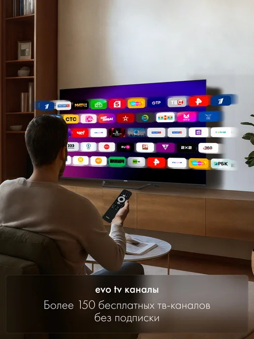 Haier Телевизор 55 HQLED S2 Pro, 4K Smart TV, черный, фото 6
