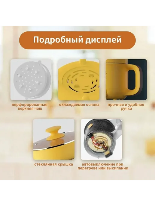 Рисоварка ZUCO 24916 механическое управление зеленая, зеленый, фото 7
