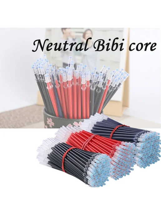 Стержни для ручек 100 шт черные 100Pcs, 100 шт, 100 шт, фото 4