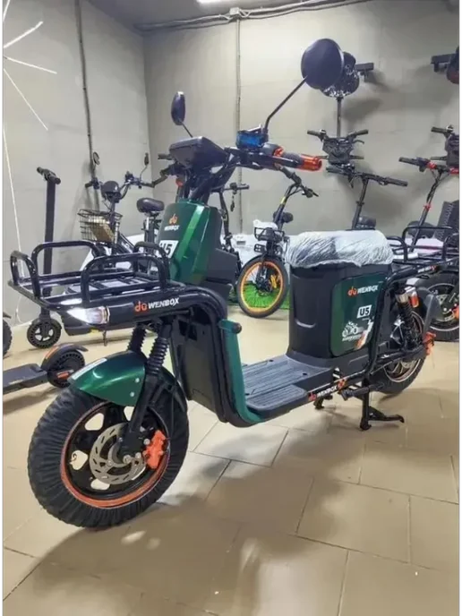 KUGOO Электровелосипед Wenbox U5 1500W, 60V 30Ah, большой АКБ, 1500 Вт