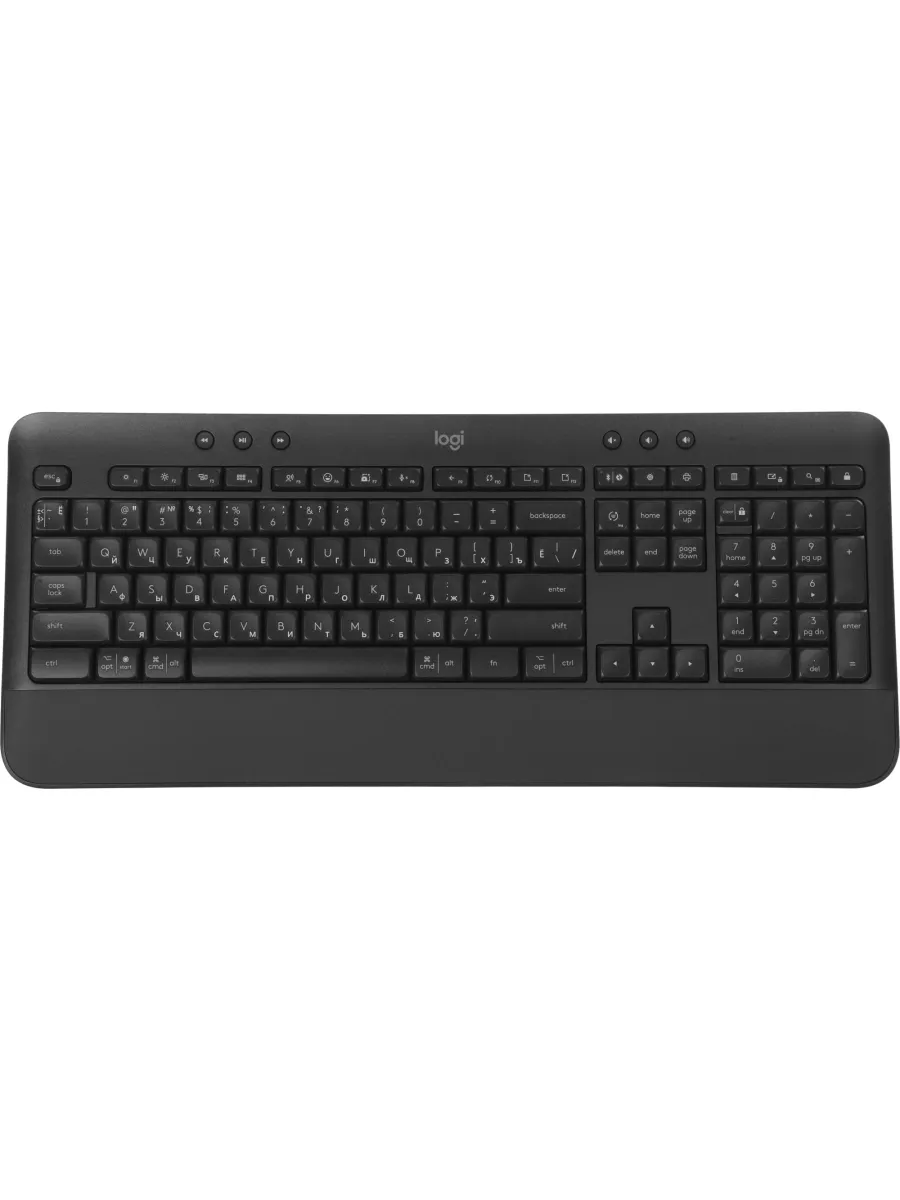LOGITECH Клавиатура K650 черный USB беспроводная BT Radio Multimedia