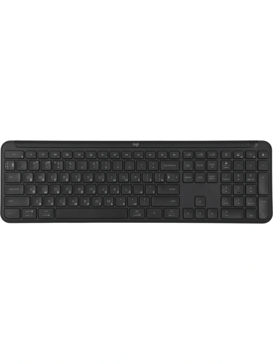 Клавиатура K950 черный USB беспроводная BT Radio slim LOGITECH 790740628 купить в интернет‑магазине Wildberries