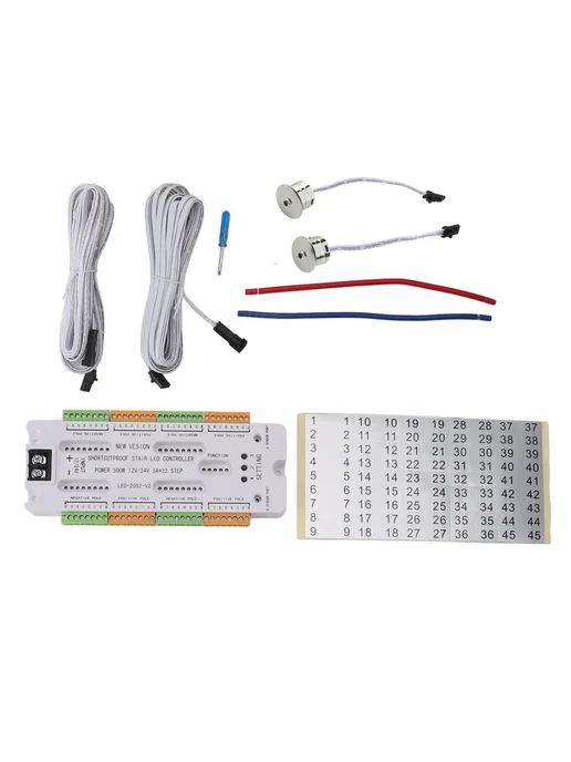 Контроллер света лестницы DC12-24V датчик движения, вариант, фото 17