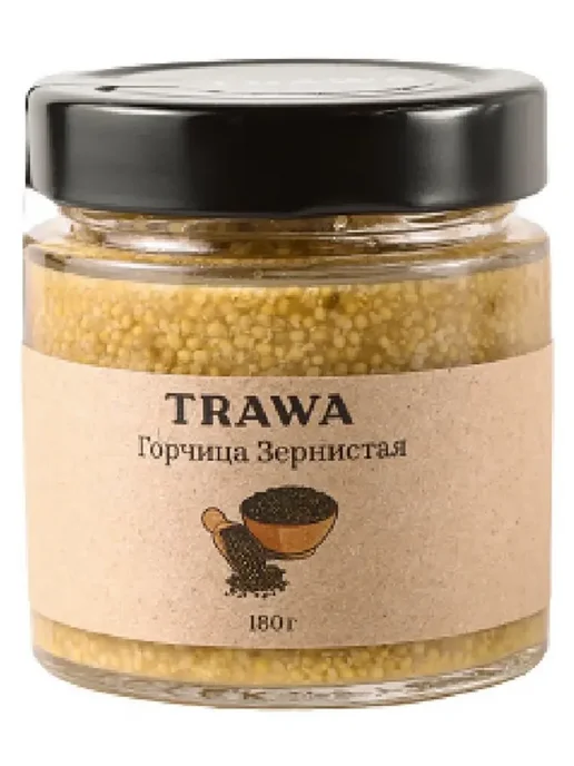 TRAWA Горчица зернистая 180г, 180 г, фото 3