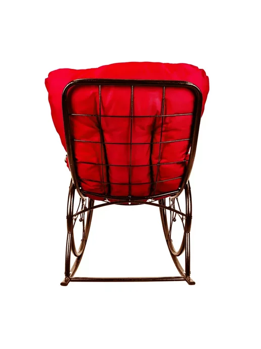 M-Group Кресло-качалка ЛЮКС белое, бежевая, красный, фото 5