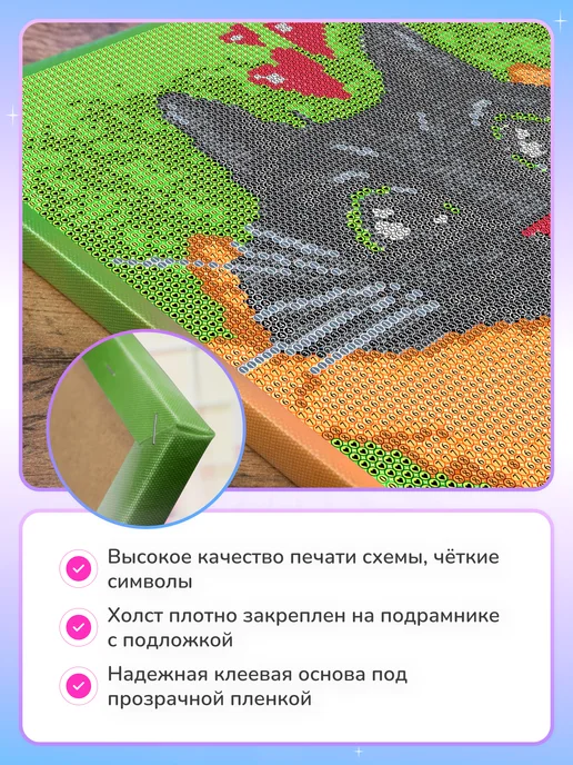 Алмазныи ряд Алмазная мозаика на подрамнике 40х50 Скорость, 40x50, фото 5