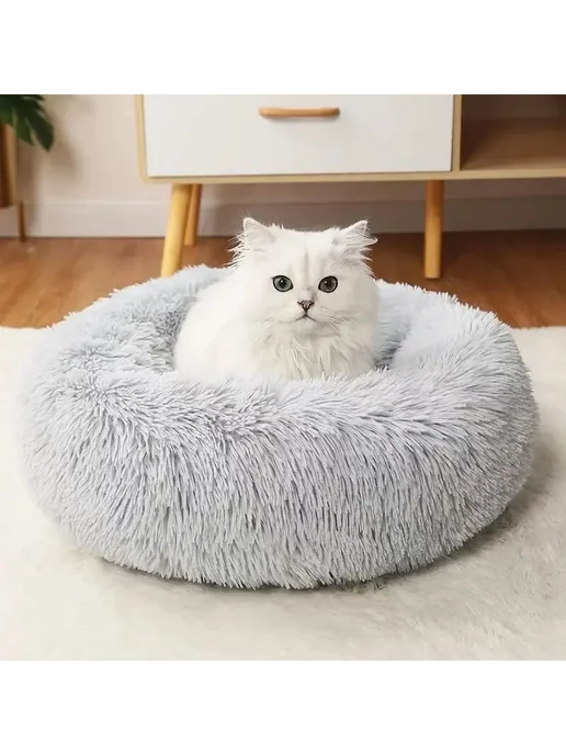 Лежанка для кошек 400 серый, серый, фото 3