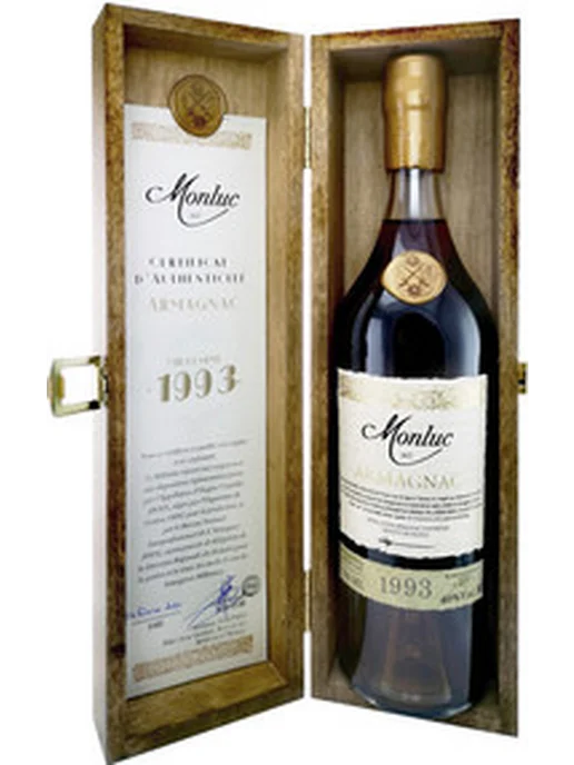 Арманьяк Monluc Armagnac AOC wooden box 1976 700 мл, 700 мл