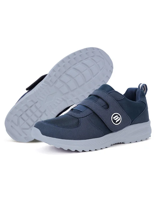 Диабетические тапки на slip-on, ортопедические, антискольжен, синий