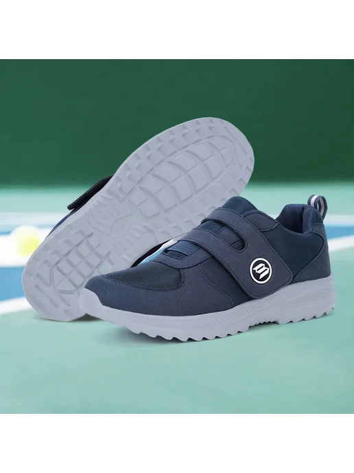 Диабетические тапки на slip-on, ортопедические, антискольжен, синий, фото 5
