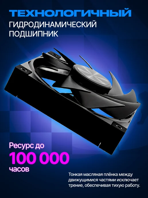IRON PRIDE Комплект вентиляторов Cool Blade FX3Black 120мм ARGB+PWM 3шт, 3 шт, фото 6