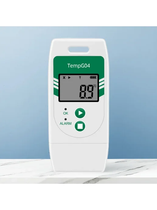 Регистратор температуры TempG04 Сигнализация Холод Белый, белый, фото 2