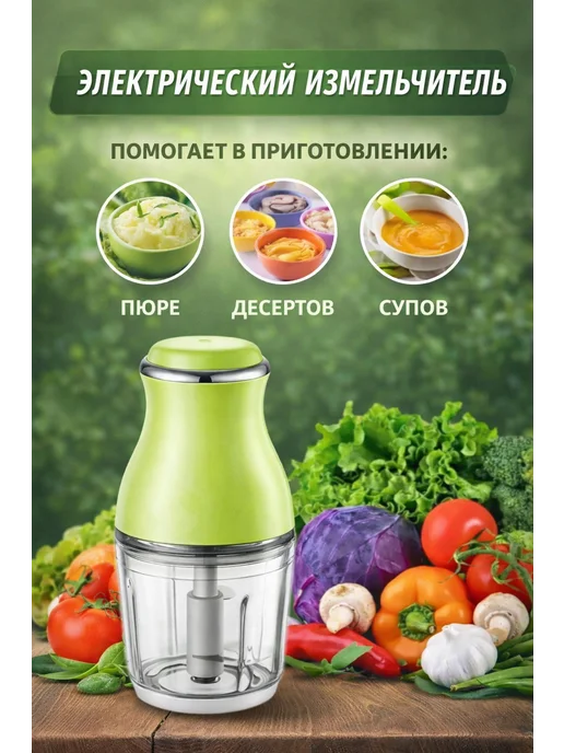 Электрический измельчитель блендер, вариант