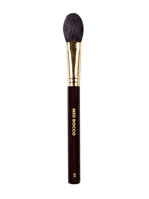 MiO ROCCO Кисть для макияжа для румян, хайлайтера G1 Havana Gold натур…, золотой, фото 4