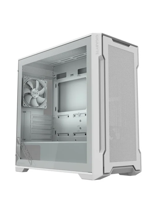 Gigabyte Корпус для ПК C102 Glass Ice MidTower (GB-C102GI), белый