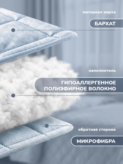 Золотые облака Покрывало стеганое на кровать 150x210, 120x200, фото 7