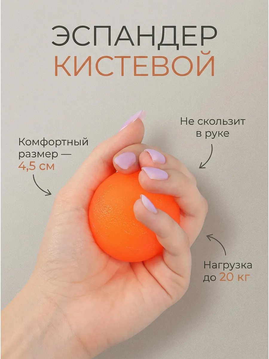 Эспандер кистевой силиконовый
