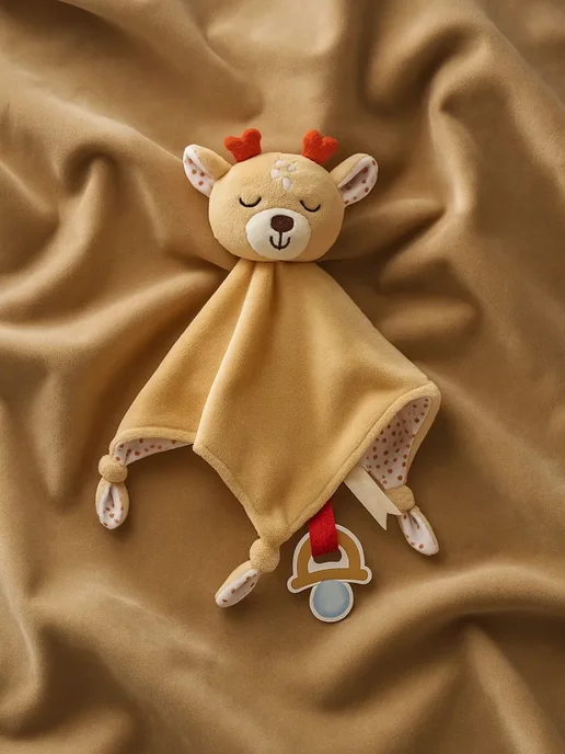 CHICCO Игрушка для новорожденного комфортер для сна Олененок, вариант, фото 2