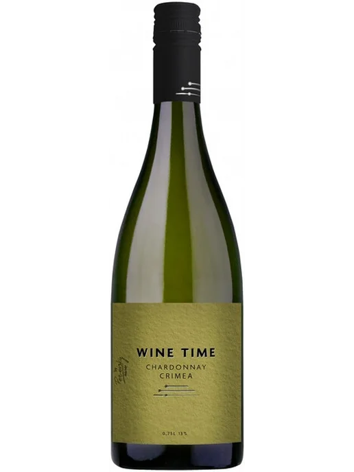 Вино Wine Time Chardonnay 2022 750 мл 13 %, 750 мл