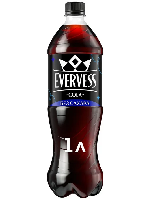 Напиток Evervess Cola без сахара газированный, 1л, 1 л, фото 2