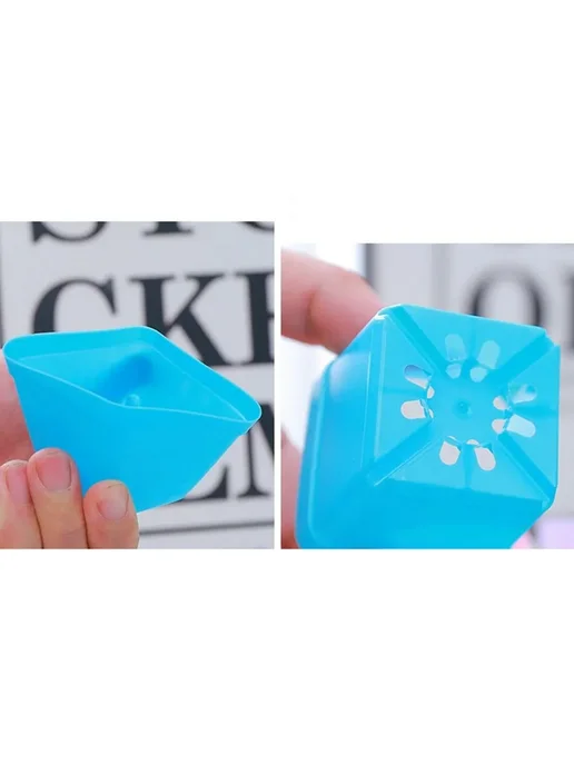 Горшки для цветов пластиковые 10 шт Белый, 10 шт, фото 6