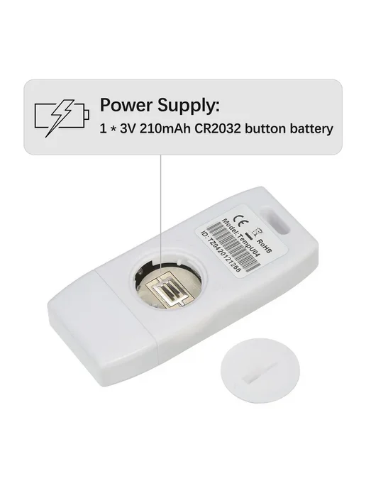 Терморегистратор Рэлсиб TZ-Temp U04 USB Зеленый ЛОГГЕР, зеленый, фото 3