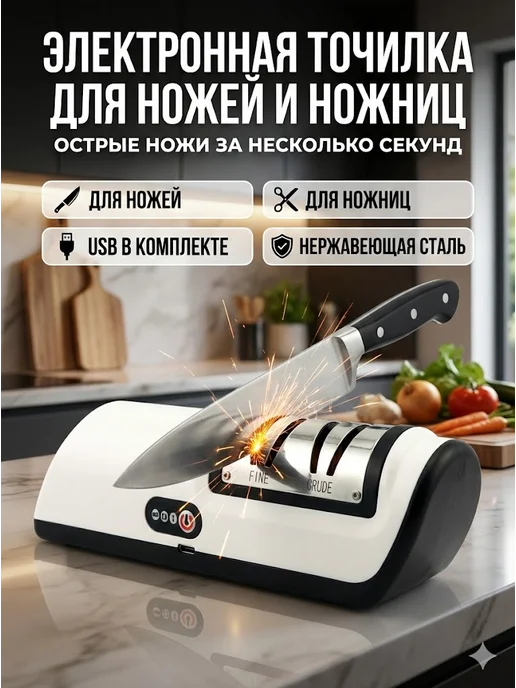 Umarat0306 Электронная точилка для ножей и ножниц, вариант
