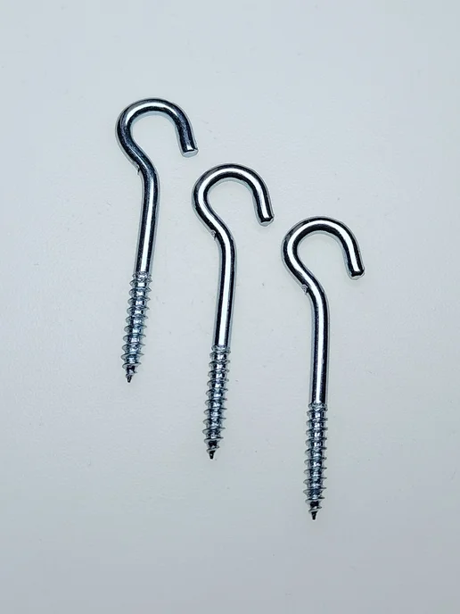 Konung Tools Шуруп полукольцо 3х30 С-образный (40 шт), 3x30, 40 шт, фото 6