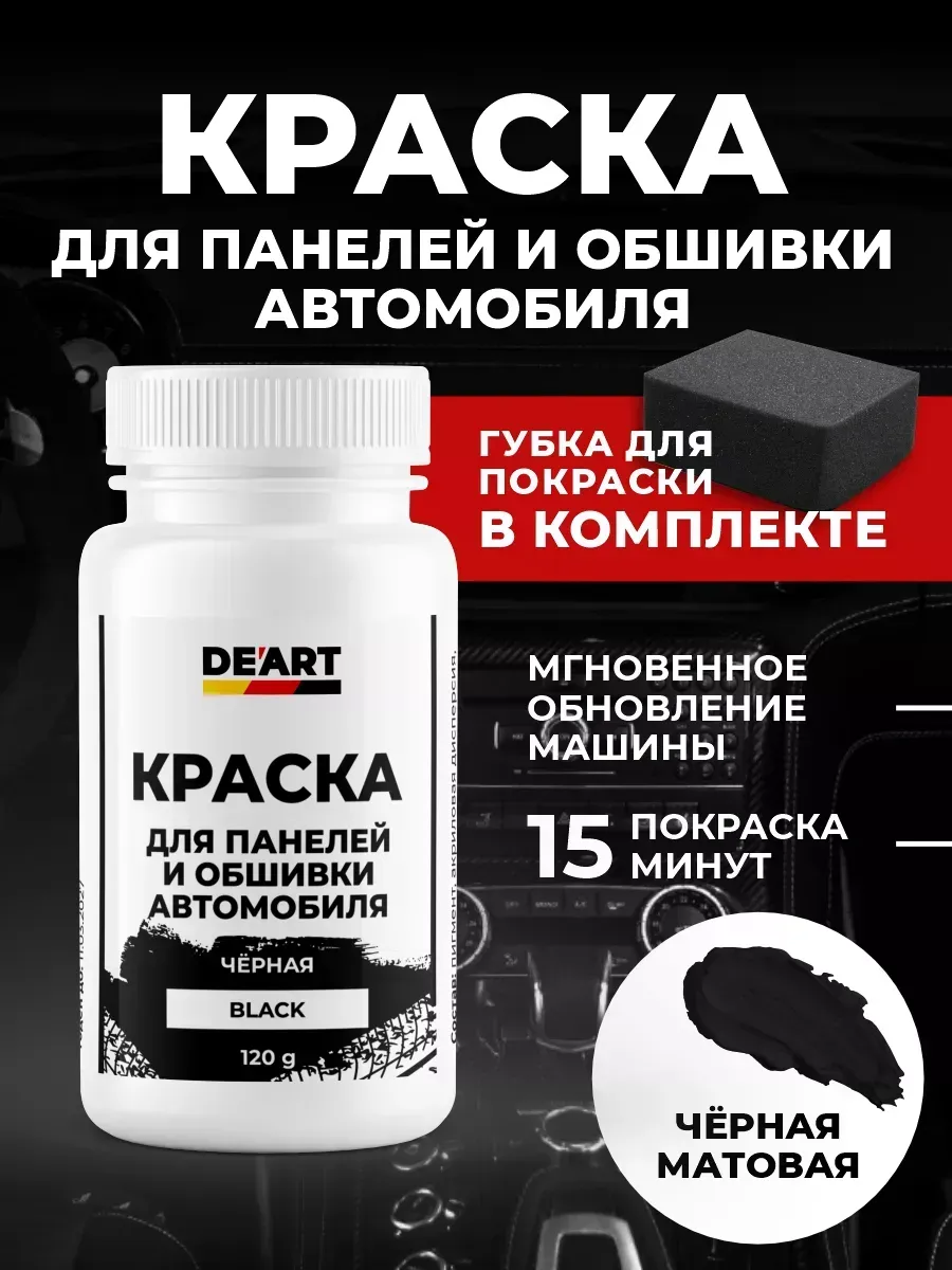 Краска для панелей и обшивки автомобиля