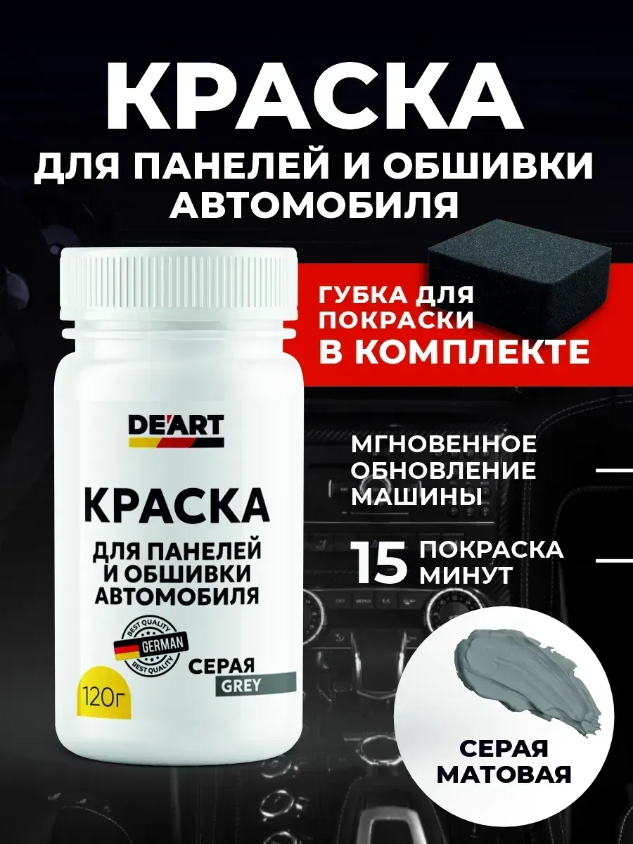 Краска для панели автомобиля серая