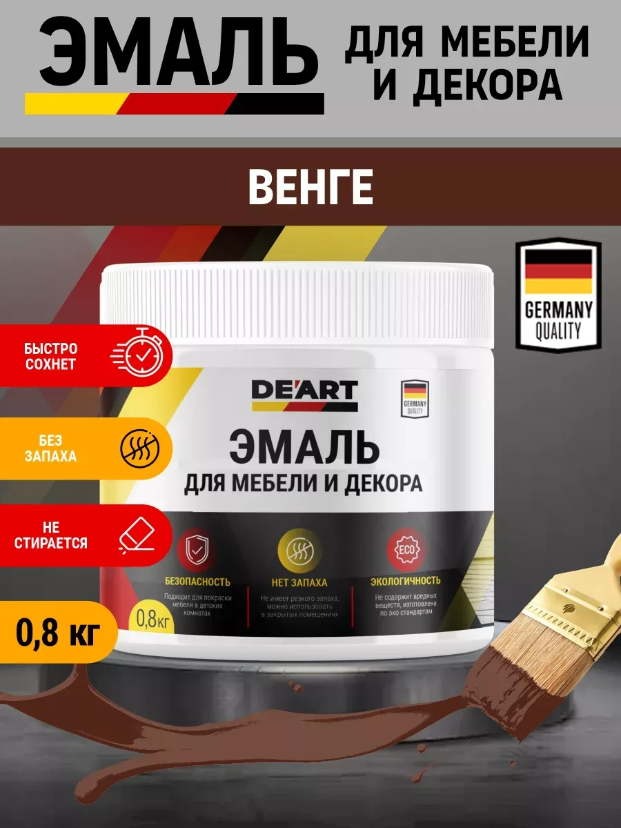 Эмаль для мебели и декора ,венге
