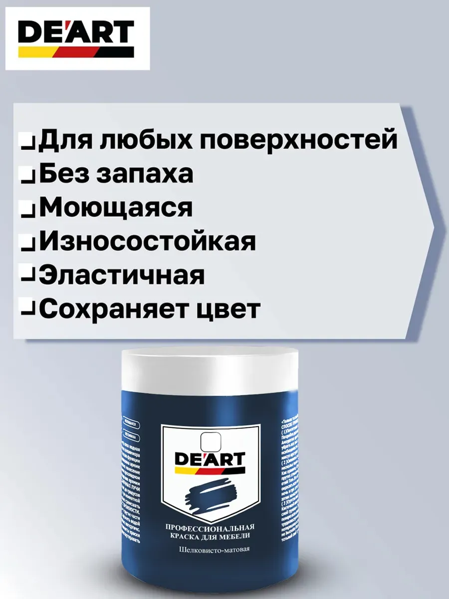 Краска для мебели и декора синее небо фото 3