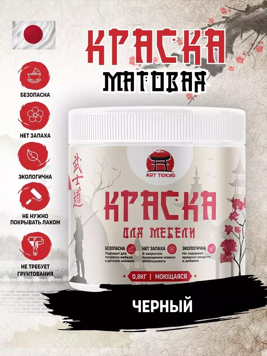 Краска для мебели матовая без запаха