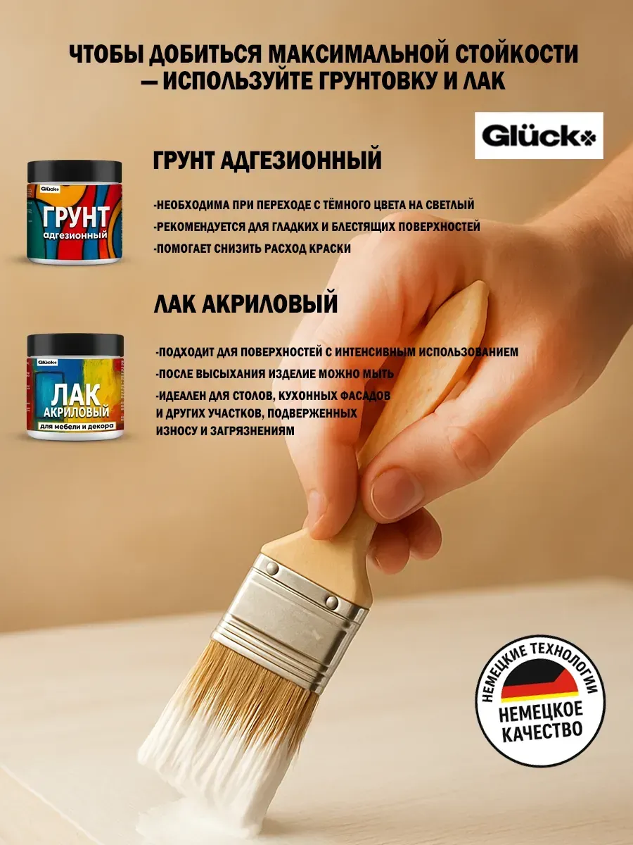 Краска для мебели и декора, серый пепел фото 9