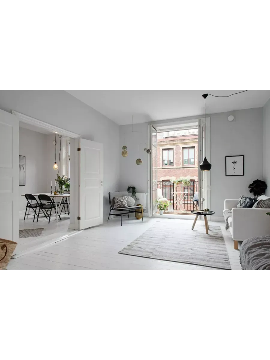 Краска для мебели и декора, полуматовая белая фото 6