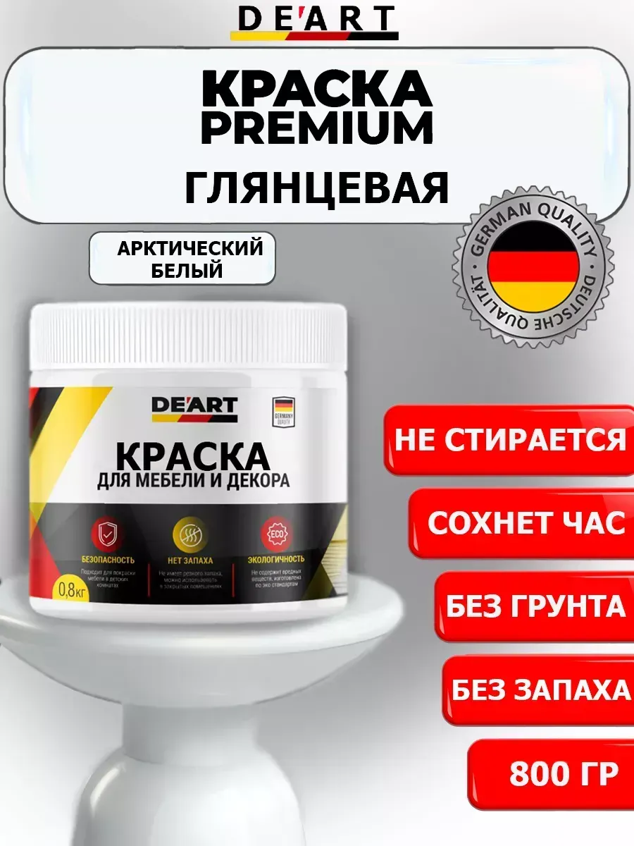 Краска для мебели глянцевая